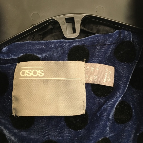 Velvet Polka Dot ASOS puffer - Picture 7 of 13